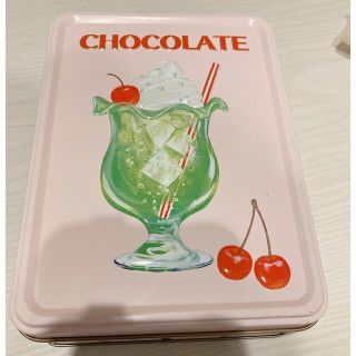 チョコレート(chocolate)のメリー はじけるキャンディチョコレート　ピンク　缶のみ(小物入れ)