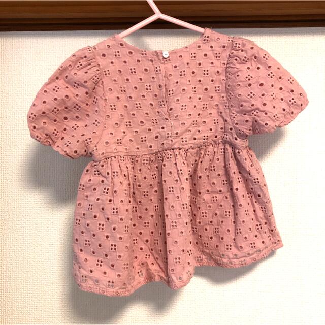 ZARA(ザラ)のZARAベビー トップス ブラウス 半袖 80 キッズ/ベビー/マタニティのベビー服(~85cm)(シャツ/カットソー)の商品写真