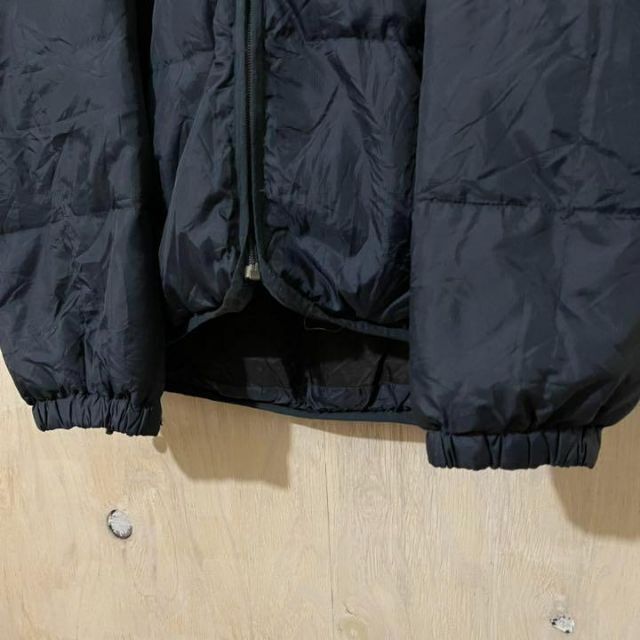 ギャップ ダウン メンズ フルジップ XS ジャケット 長袖 古着 ネイビー メンズのジャケット/アウター(ダウンジャケット)の商品写真