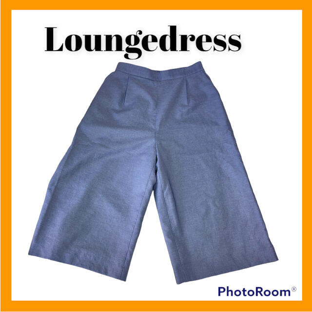 Loungedress(ラウンジドレス)のLoungedress　ブルー　お腹がすらっと見える　フリー　ガウチョパンツ レディースのパンツ(キュロット)の商品写真