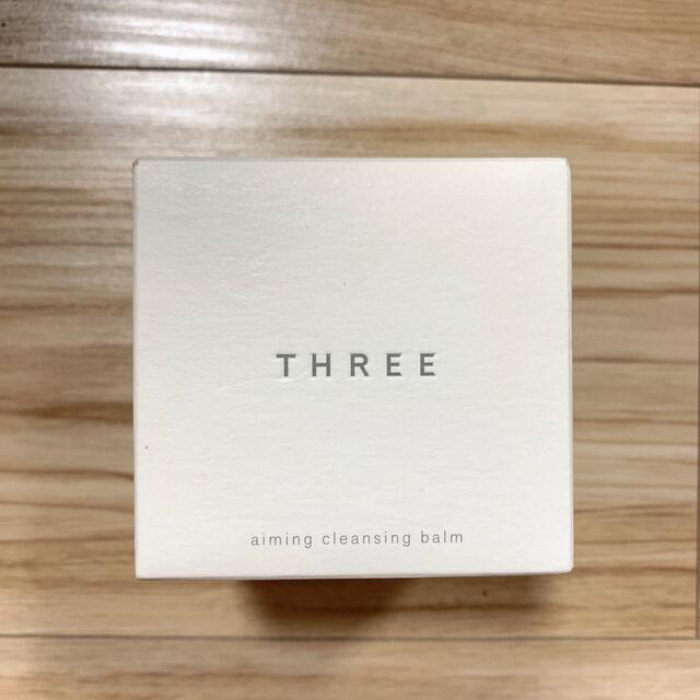 THREE(スリー)のTHREE エミング クレンジング バーム 新品　85g 雑誌多数掲載品　箱付き コスメ/美容のスキンケア/基礎化粧品(クレンジング/メイク落とし)の商品写真