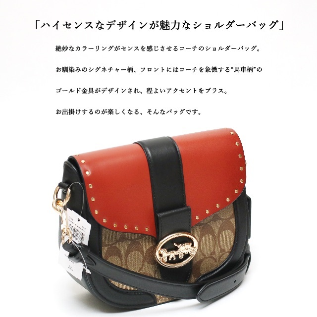 ★【美品】COACH ワンショルダーバッグ マルチカラーシグネチャー