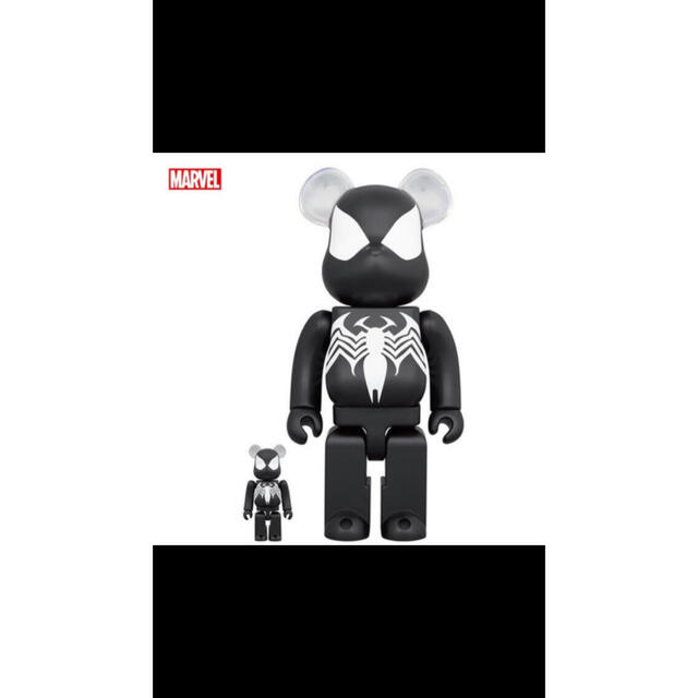 BE@RBRICK SPIDER-MAN BLACK 100％ & 400％ 2