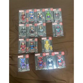 マーベル(MARVEL)のマーベル BE@RBRICK happyくじ ベアブリック賞 16個セット(アメコミ)