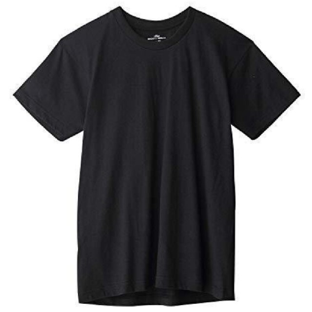 GUNZE(グンゼ)の3枚組　グンゼ　ボディワイルド　半袖　丸首Tシャツ　黒　抗菌防臭　綿100% メンズのトップス(Tシャツ/カットソー(半袖/袖なし))の商品写真