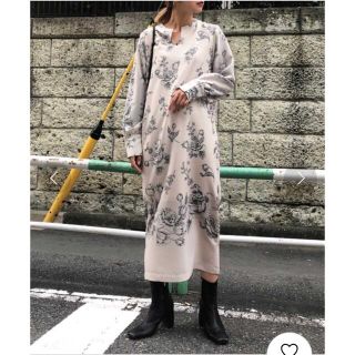 アメリヴィンテージ(Ameri VINTAGE)のAMERI REHEMA KEY NECK DRESS(ロングワンピース/マキシワンピース)