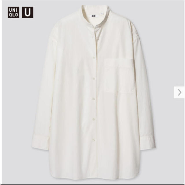 UNIQLO(ユニクロ)のユニクロU オーバーサイズシャツ  Mサイズ　 レディースのトップス(シャツ/ブラウス(長袖/七分))の商品写真