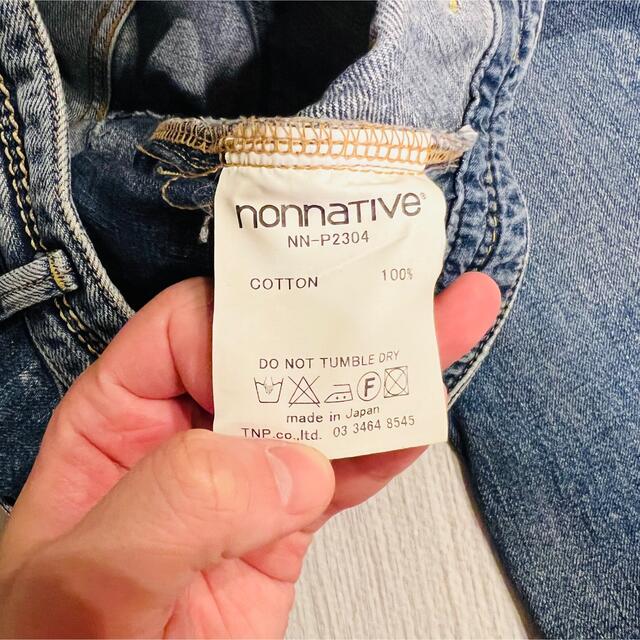 nonnative(ノンネイティブ)の【ノンネイティブ】【定価38,000円【美品】デニムパンツ メンズのパンツ(デニム/ジーンズ)の商品写真