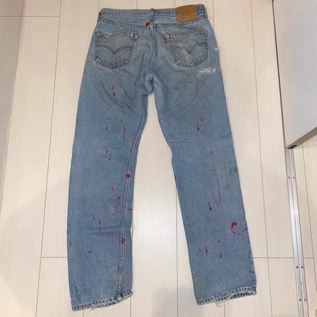 Levi's(リーバイス)のリーバイス　リメイク　ダメージ　ジーンズ メンズのパンツ(デニム/ジーンズ)の商品写真