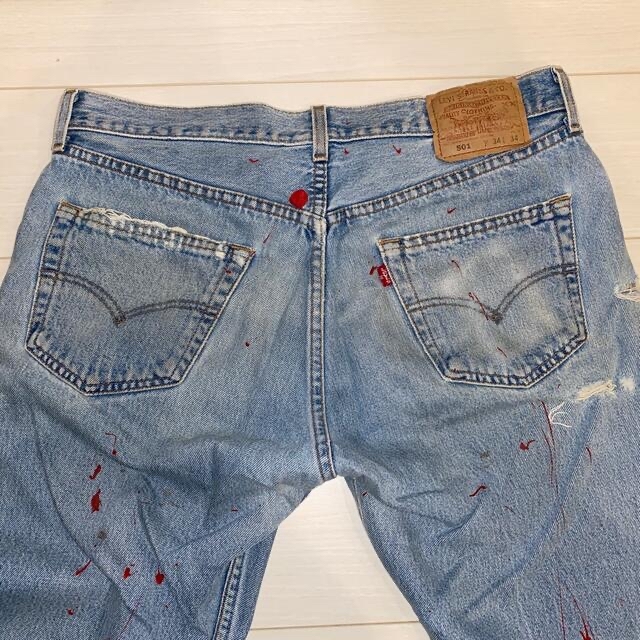 Levi's(リーバイス)のリーバイス　リメイク　ダメージ　ジーンズ メンズのパンツ(デニム/ジーンズ)の商品写真