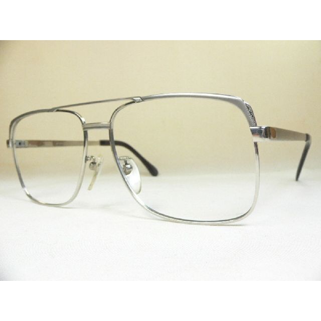 サングラス/メガネASAHI GLASS ヴィンテージ 眼鏡 フレーム サンプラチナ製 日本製