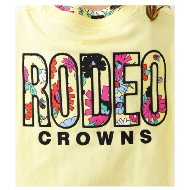 RODEO CROWNS WIDE BOWL(ロデオクラウンズワイドボウル)のFlower full bloom　タンク&Tシャツセット レディースのトップス(Tシャツ(半袖/袖なし))の商品写真