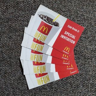 マクドナルド　クーポン　チケット　招待券　商品券(フード/ドリンク券)