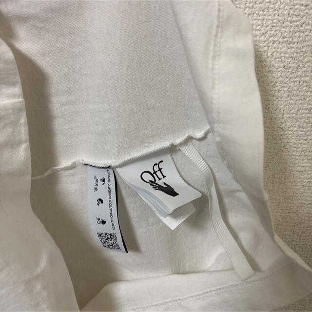 新作お買い得 OFF-WHITE - off-white ロンT ホワイトXLサイズの通販 by