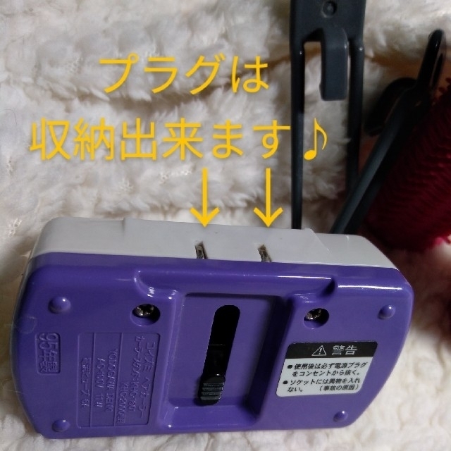 前髪ホットカーラー　旅行　携帯用 スマホ/家電/カメラの美容/健康(ヘアアイロン)の商品写真