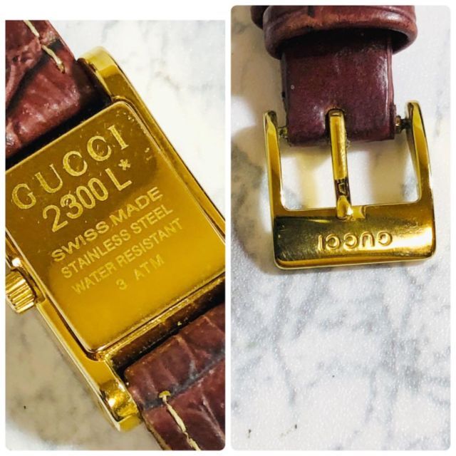 Gucci(グッチ)のGUCCI  2300L  レディース　腕時計　稼働品 レディースのファッション小物(腕時計)の商品写真