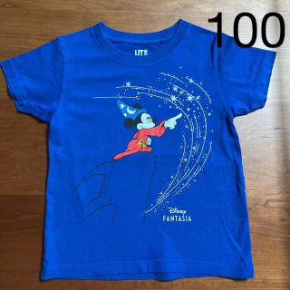 ユニクロ(UNIQLO)のUNIQLO ユニクロ　Disney ミッキー　半袖　Tシャツ　100センチ(Tシャツ/カットソー)