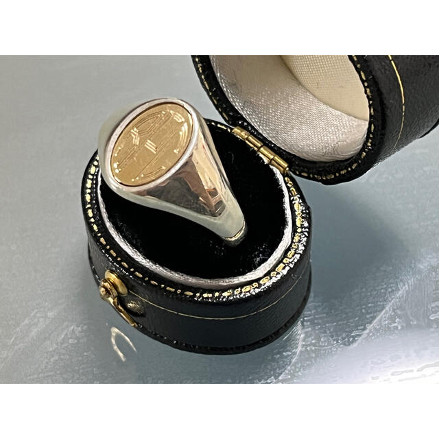 ◇激レア◇シグネットリング◇メンズ◇アンティーク◇指輪◇23号◇14K