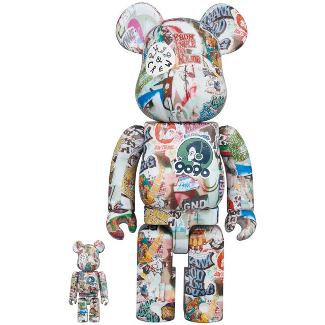 BE@RBRICK 9090 × S.H.I.P&crew 100％ & 400