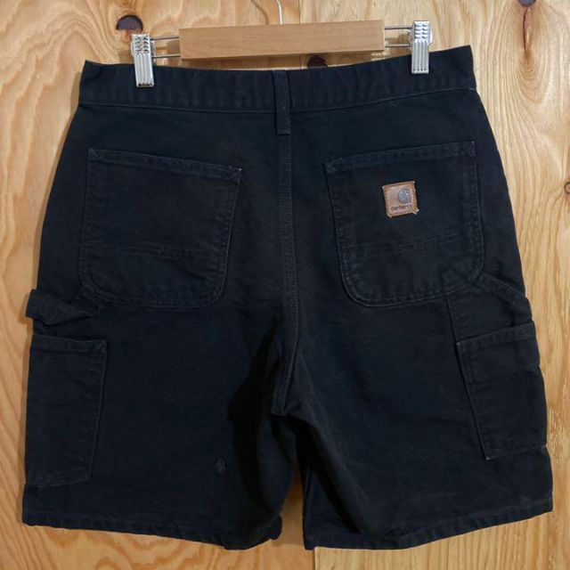 carhartt(カーハート)のカーハート ペインター ショーツ パンツ USA古着 メンズ アメカジ 黒 夏 メンズのパンツ(ショートパンツ)の商品写真