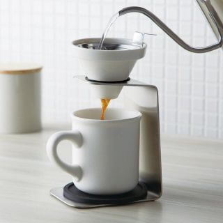 ハリオ(HARIO)のBrew Coffee ブリューコーヒー 前畑 一人用ドリッパーセット　ホワイト(食器)