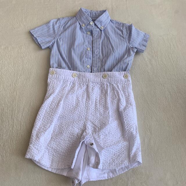 Ralph Lauren(ラルフローレン)の美品　ラルフローレン　18month ロンパース キッズ/ベビー/マタニティのベビー服(~85cm)(カバーオール)の商品写真