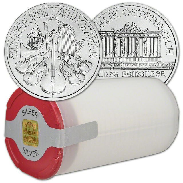 ウィーン銀貨 2023年 銀貨20枚 １オンス シルバー インゴット  銀
