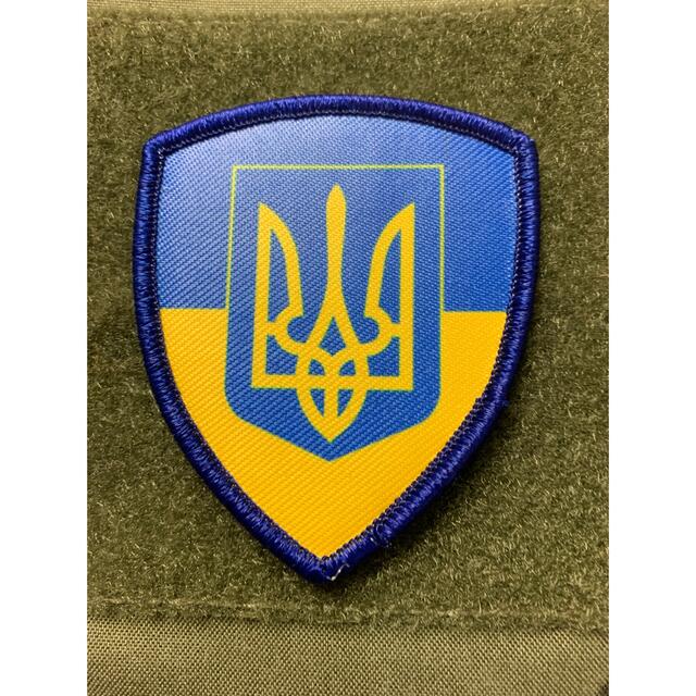 ウクライナ国旗　ミリタリー  ベルクロ　パッチ エンタメ/ホビーのミリタリー(個人装備)の商品写真