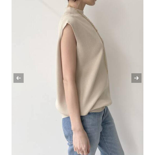 L'Appartement DEUXIEME CLASSE(アパルトモンドゥーズィエムクラス)の取引中☆L'Appartement Knit Vest レディースのトップス(ニット/セーター)の商品写真