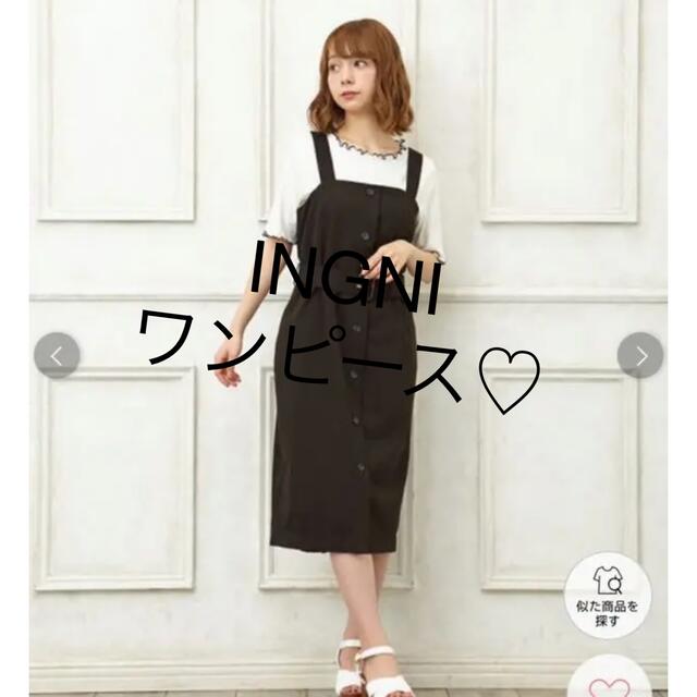 INGNI イング キャミワンピースの通販 by riri|イングならラクマ イング 膝丈ワンピース