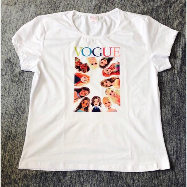 【新品】VOGUEディズニープリンセス　Tシャツ レディースのトップス(Tシャツ(半袖/袖なし))の商品写真