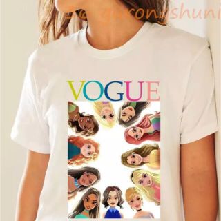 【新品】VOGUEディズニープリンセス　Tシャツ(Tシャツ(半袖/袖なし))