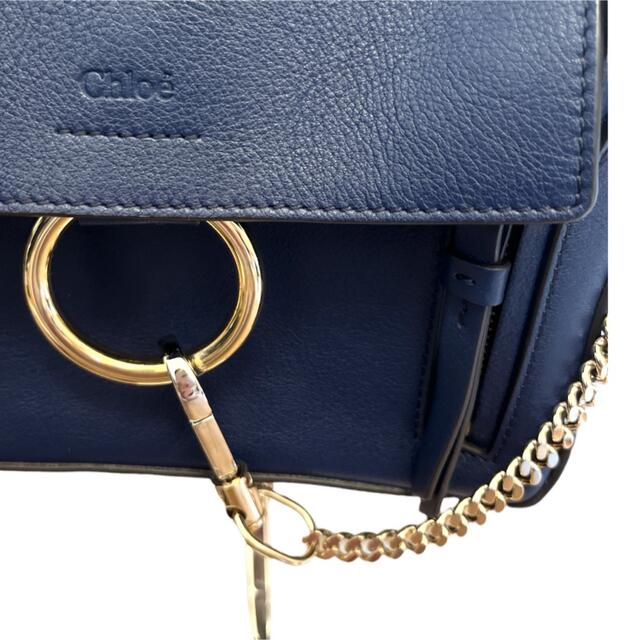 初売り】 C - 極美品☆C☆FAYE DAY☆ミニショルダーバッグ☆ネイビーの