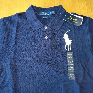 ポロラルフローレン(POLO RALPH LAUREN)のキッズ ボーイズ ポロシャツ 半袖 刺繍 ネイビー 14-16歳(その他)