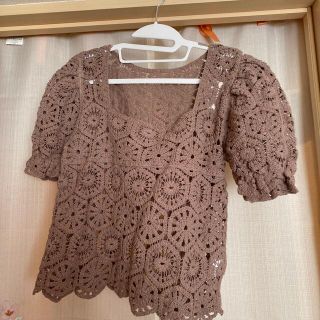 アベイル(Avail)のアベイル クロシェニット(カットソー(半袖/袖なし))