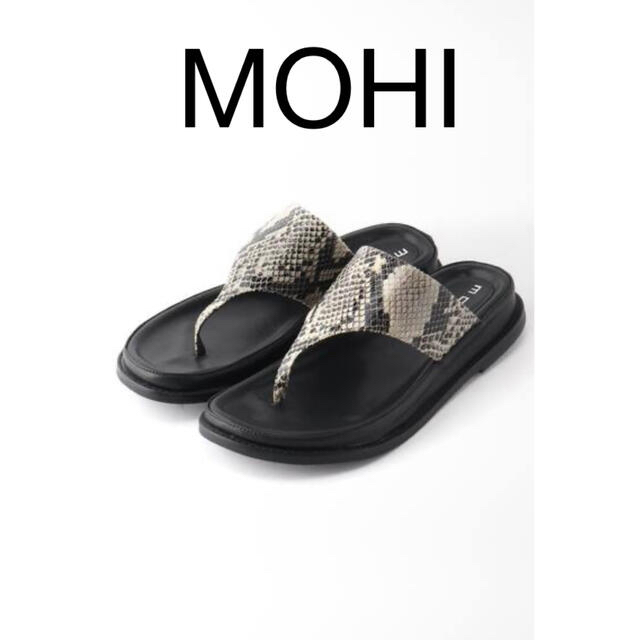 L'Appartement DEUXIEME CLASSE(アパルトモンドゥーズィエムクラス)の【MOHI/モヒ】PYTHON SANDAL レディースの靴/シューズ(サンダル)の商品写真