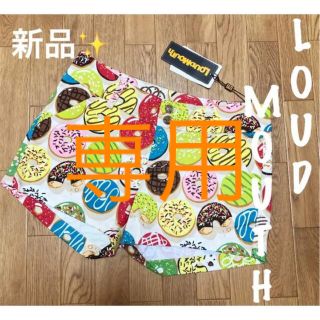 ラウドマウス(Loudmouth)の新品⛳ラウドマウス  総柄  ドーナツ柄  ショートパンツ  レディース(ウエア)