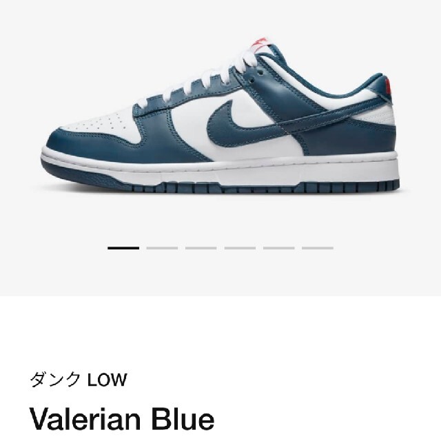 NIKE DUNK LOW VALERIAN BLUE　スニーカー