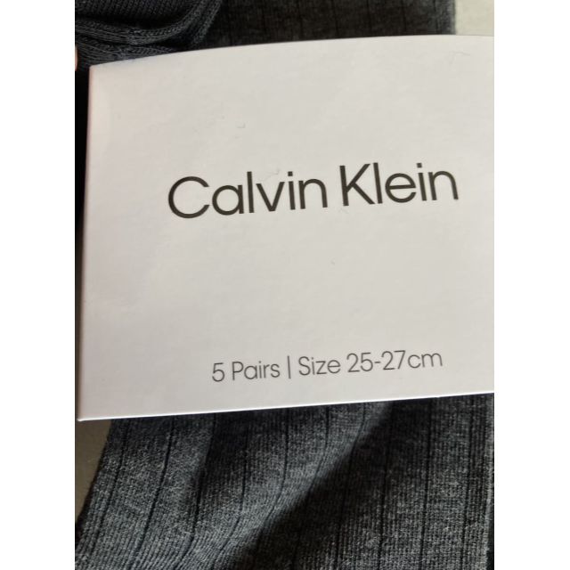 Calvin Klein カルバンクライン メンズ 靴下 5足組 ソックス メンズのレッグウェア(ソックス)の商品写真