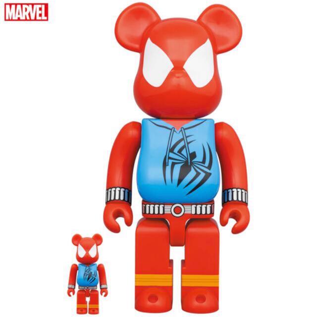 medicomtoyBE@RBRICK SCARLET SPIDER 100％ & 400％