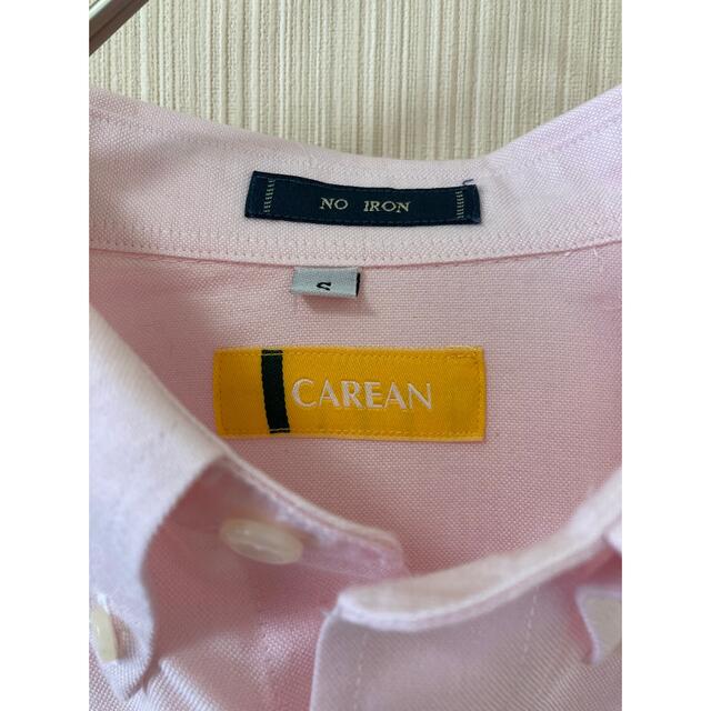 ボタンダウンワイシャツ　ピンク　メンズ　S メンズのトップス(シャツ)の商品写真