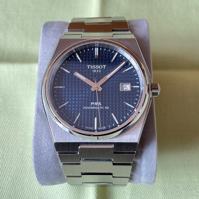 ★GW最終日セール★TISSOT PRX POWERMATIC80 ブルー文字盤