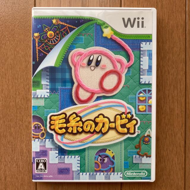 Wii(ウィー)の毛糸のカービィ エンタメ/ホビーのゲームソフト/ゲーム機本体(家庭用ゲームソフト)の商品写真