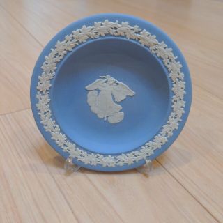 ウェッジウッド(WEDGWOOD)のスタンド付ウエッジウッド　ジャスパー　ミニプレート　11cm(置物)