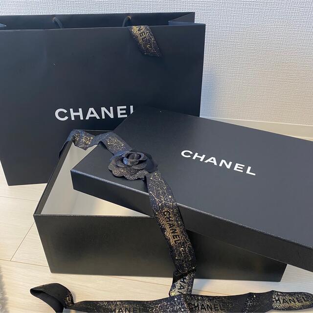 CHANEL(シャネル)のCHANEL 空箱 紙袋 リボン レディースのバッグ(ショップ袋)の商品写真