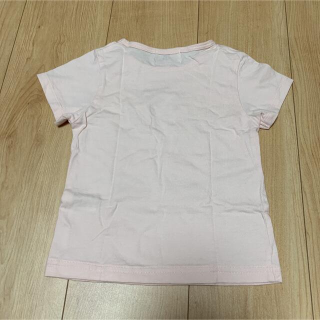 kumikyoku（組曲）(クミキョク)の組曲　バレリーナTシャツ　ピンク110cm キッズ/ベビー/マタニティのキッズ服女の子用(90cm~)(Tシャツ/カットソー)の商品写真