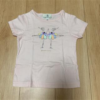 クミキョク(kumikyoku（組曲）)の組曲　バレリーナTシャツ　ピンク110cm(Tシャツ/カットソー)