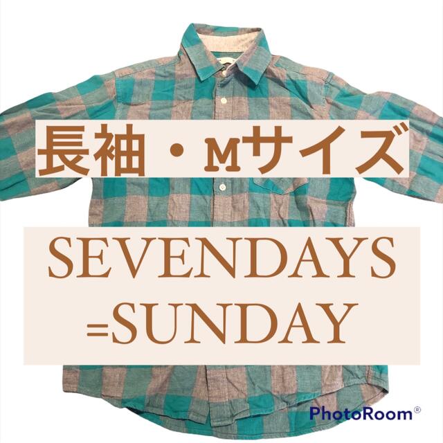 SEVENDAYS=SUNDAY(セブンデイズサンデイ)のチェックシャツ・チェック柄長袖シャツ・SEVENDAYS=SUNDAY  レディースのトップス(シャツ/ブラウス(長袖/七分))の商品写真