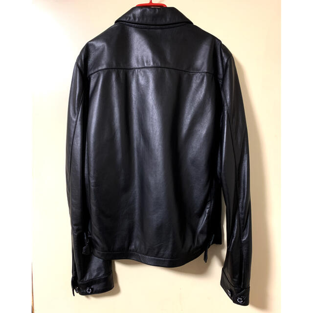 マッキントッシュ 新品 イタリア製羊革レザーライダースジャケット ブラック