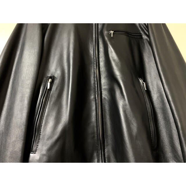 マッキントッシュ 新品 イタリア製羊革レザーライダースジャケット ブラック